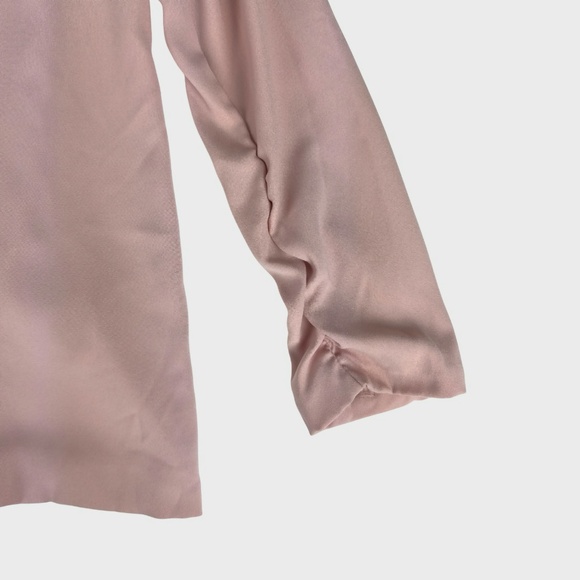 Top Shop Oversized Slouchy Blazer in Light Pink - Picture 5 of 9